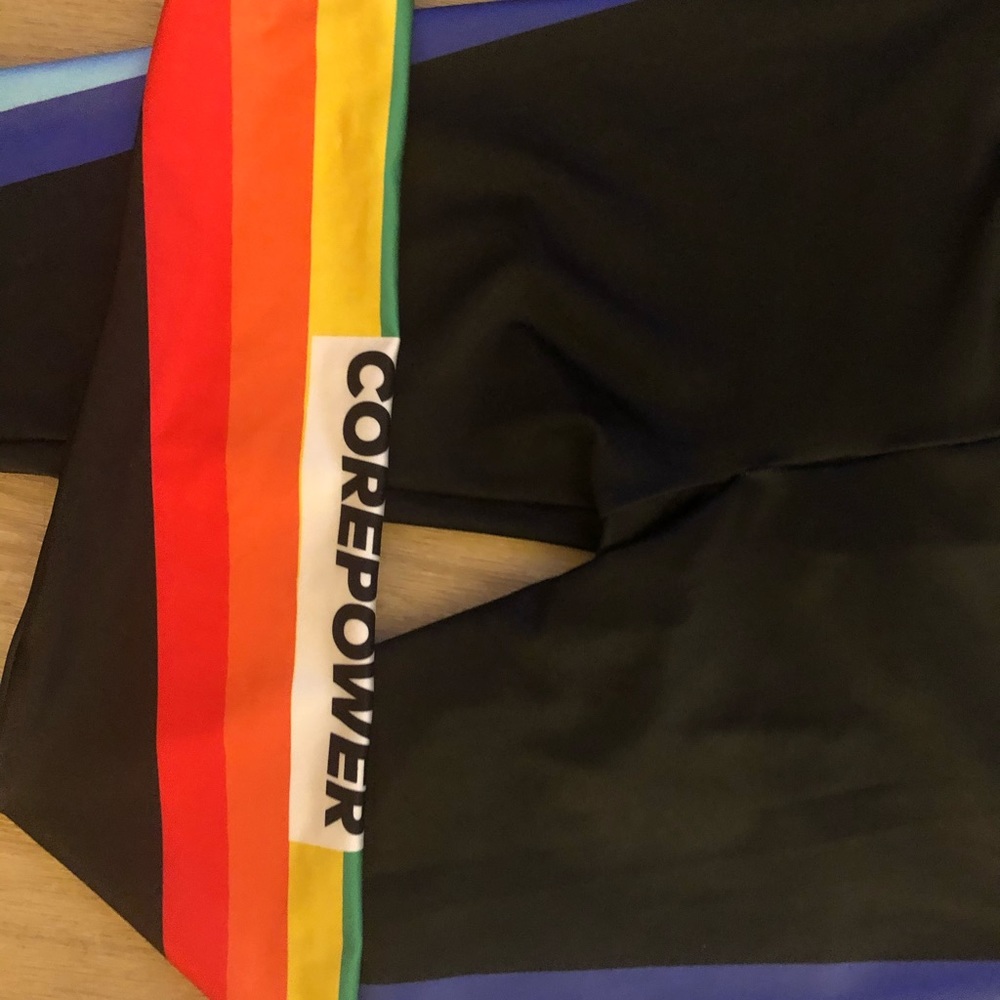 Goldsheep legging (corepower yoga) rainbow